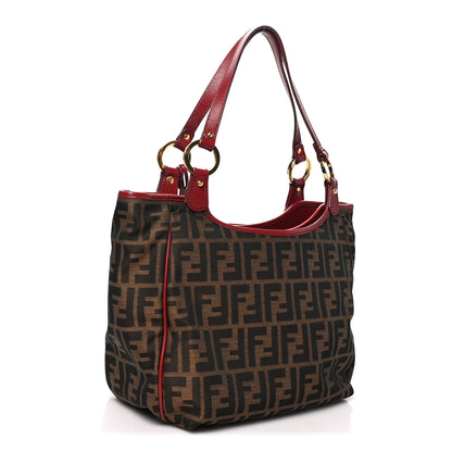Fendi Zucca Small Chef Shopping Tote Tobacco Granada 2 of 9