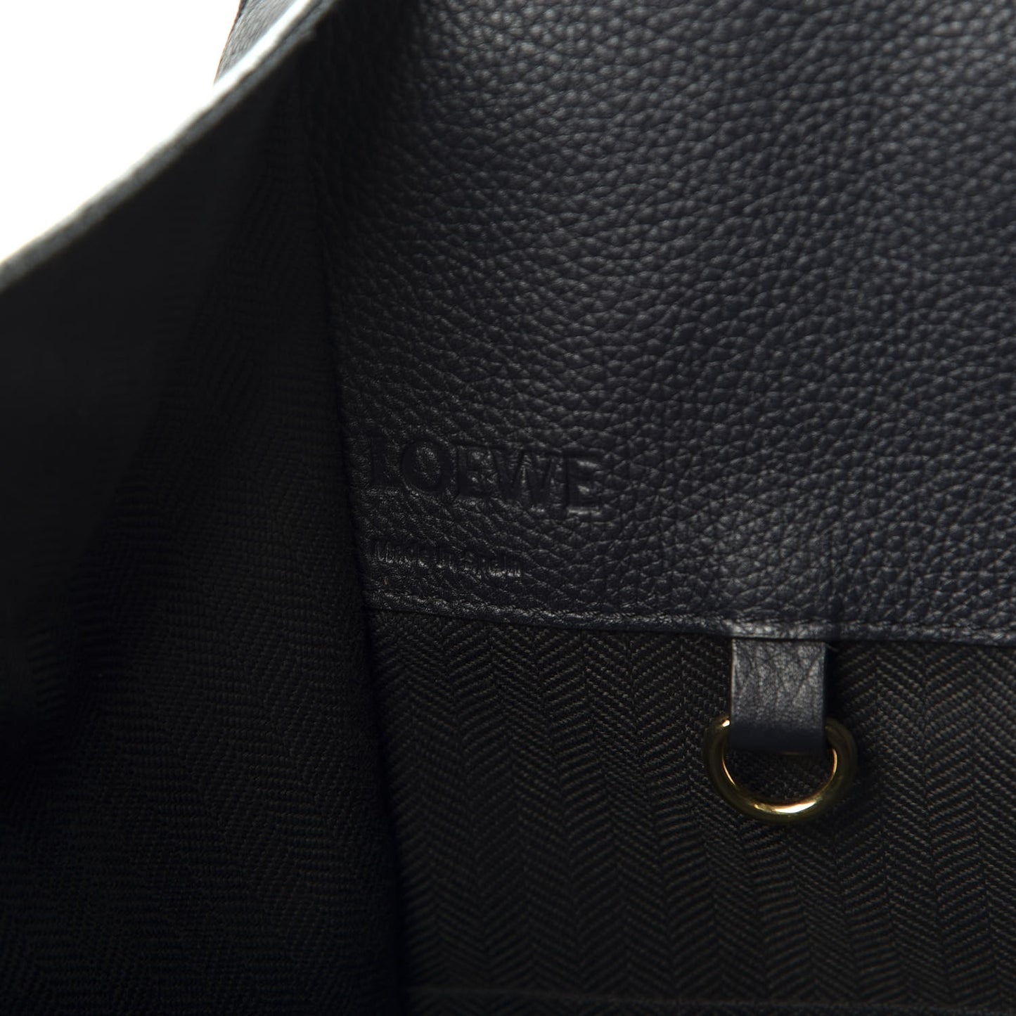 Calfskin Small Hammock Shoulder Bag Midnight Blue Black