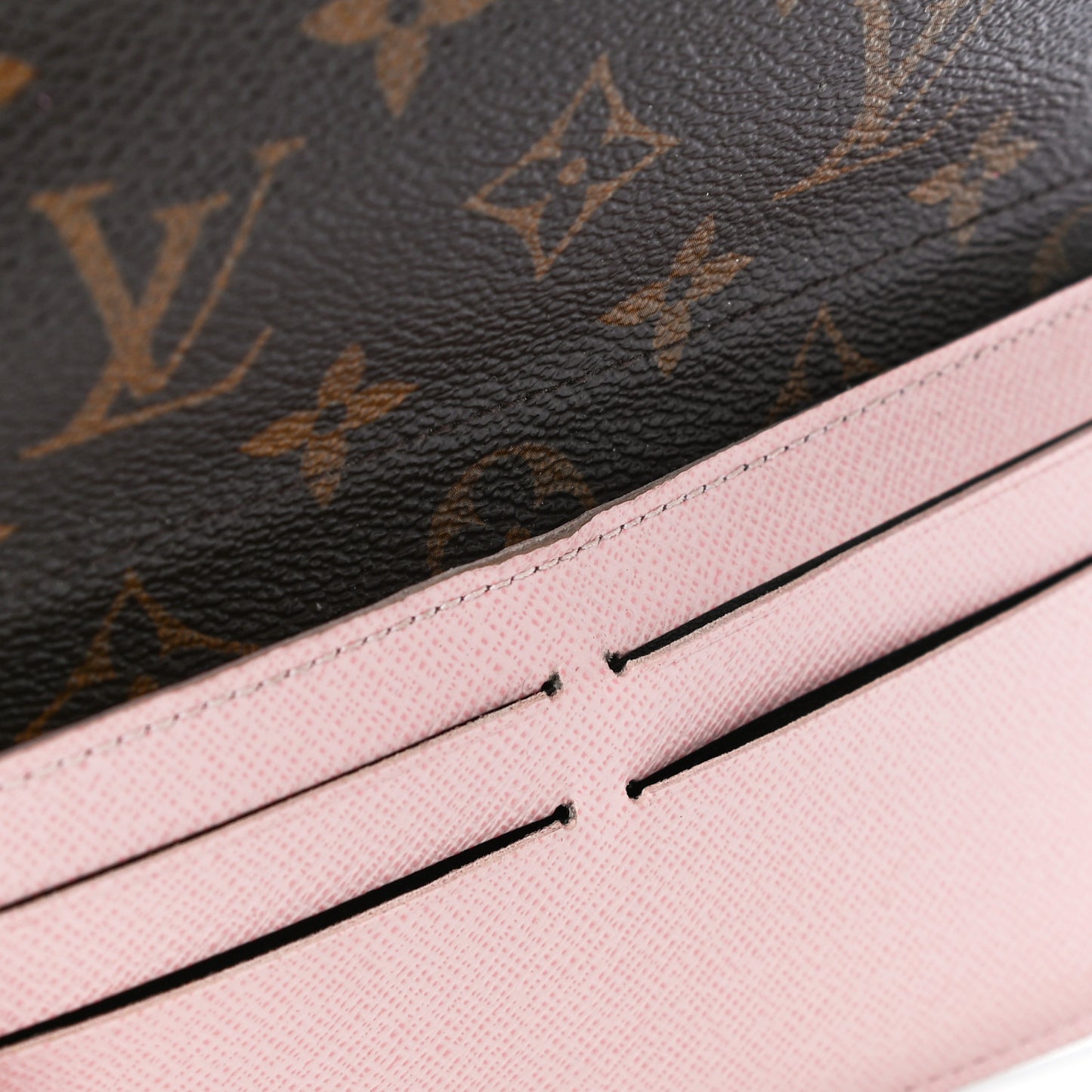 Monogram Josephine Wallet Rose Ballerine