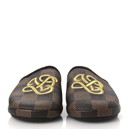 Louis Vuitton Damier Ebene Palace Slippers 8 Mocha 3 of 10
