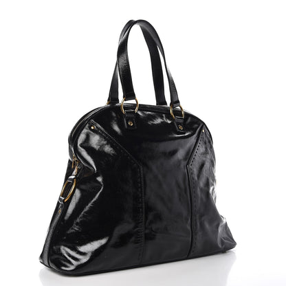 Saint Laurent Patent Oversized Muse Black 3 of 8