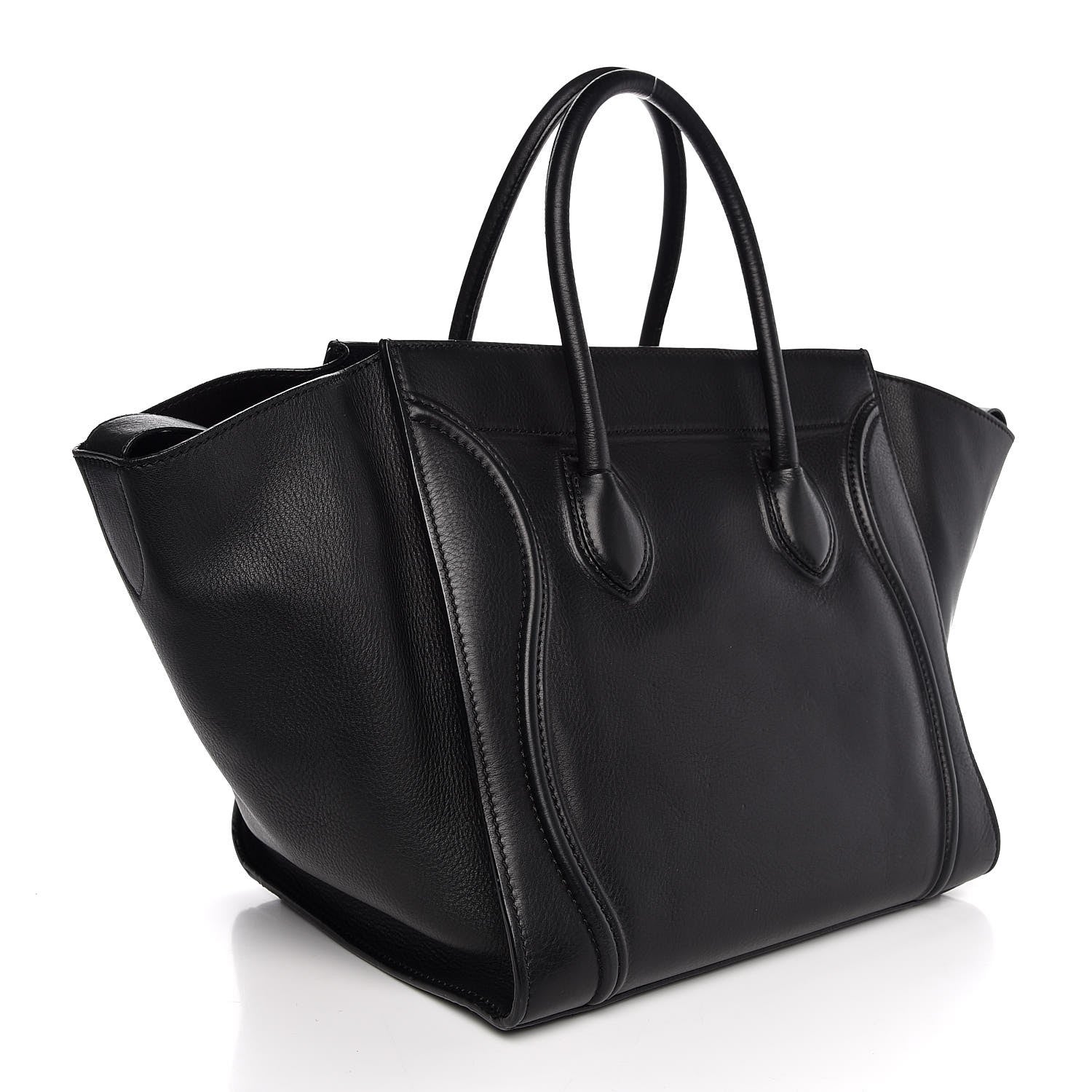 Celine Smooth Calfskin Medium Phantom Luggage Black 3 of 13