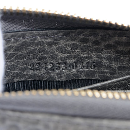 Gucci Guccissima Bamboo Tassel Zip Around Wallet Grey 6 of 7