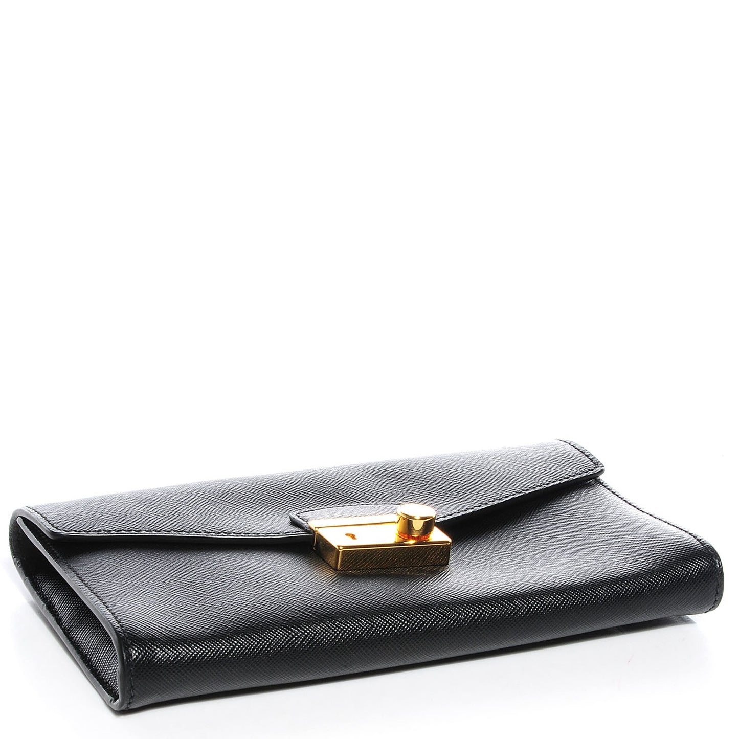Saffiano Sound Clutch Nero Black
