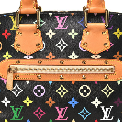 Louis Vuitton Monogram Multicolor Alma Black 7 of 10