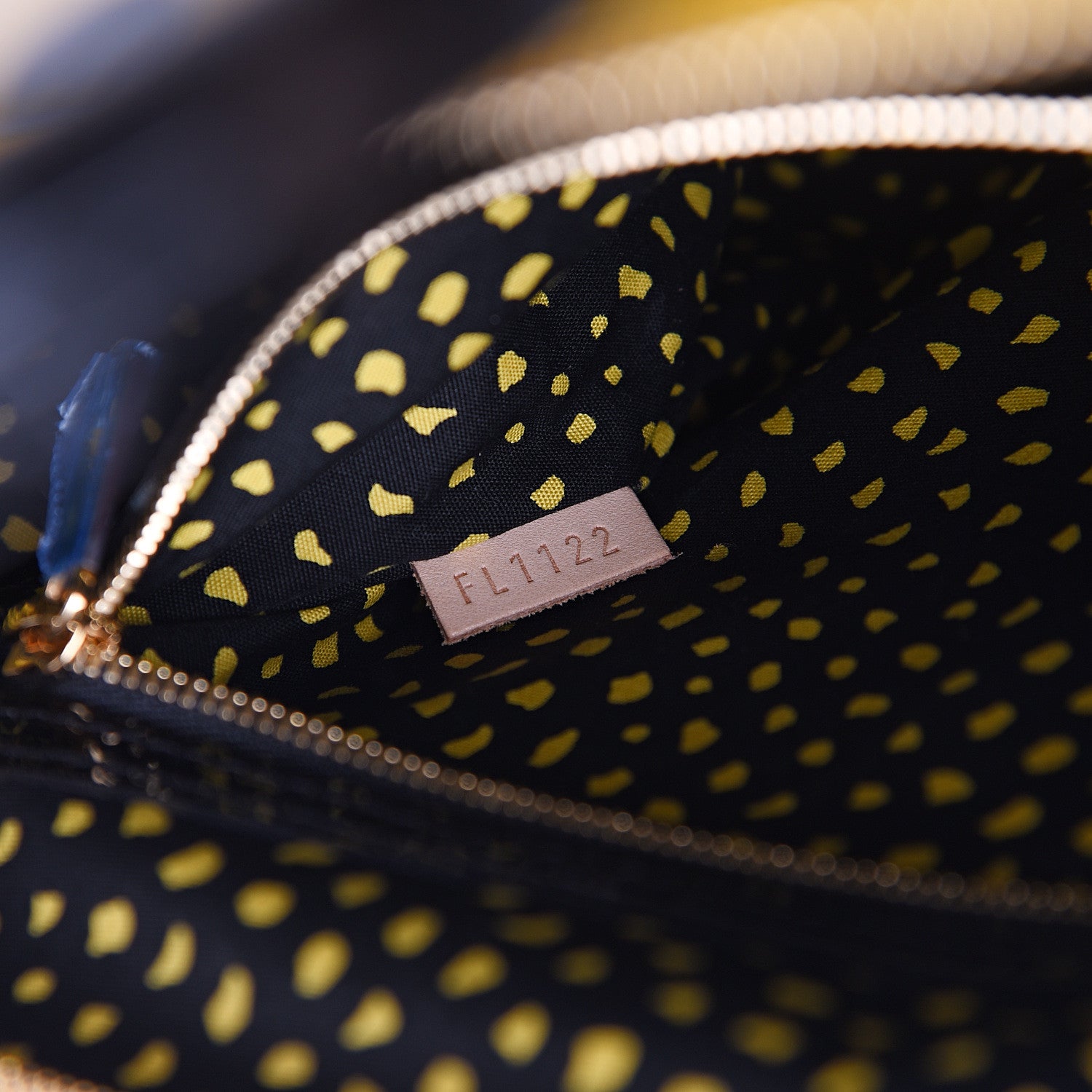 Louis Vuitton Vernis Kusama Infinity Dots Lockit MM Yellow 6 of 9