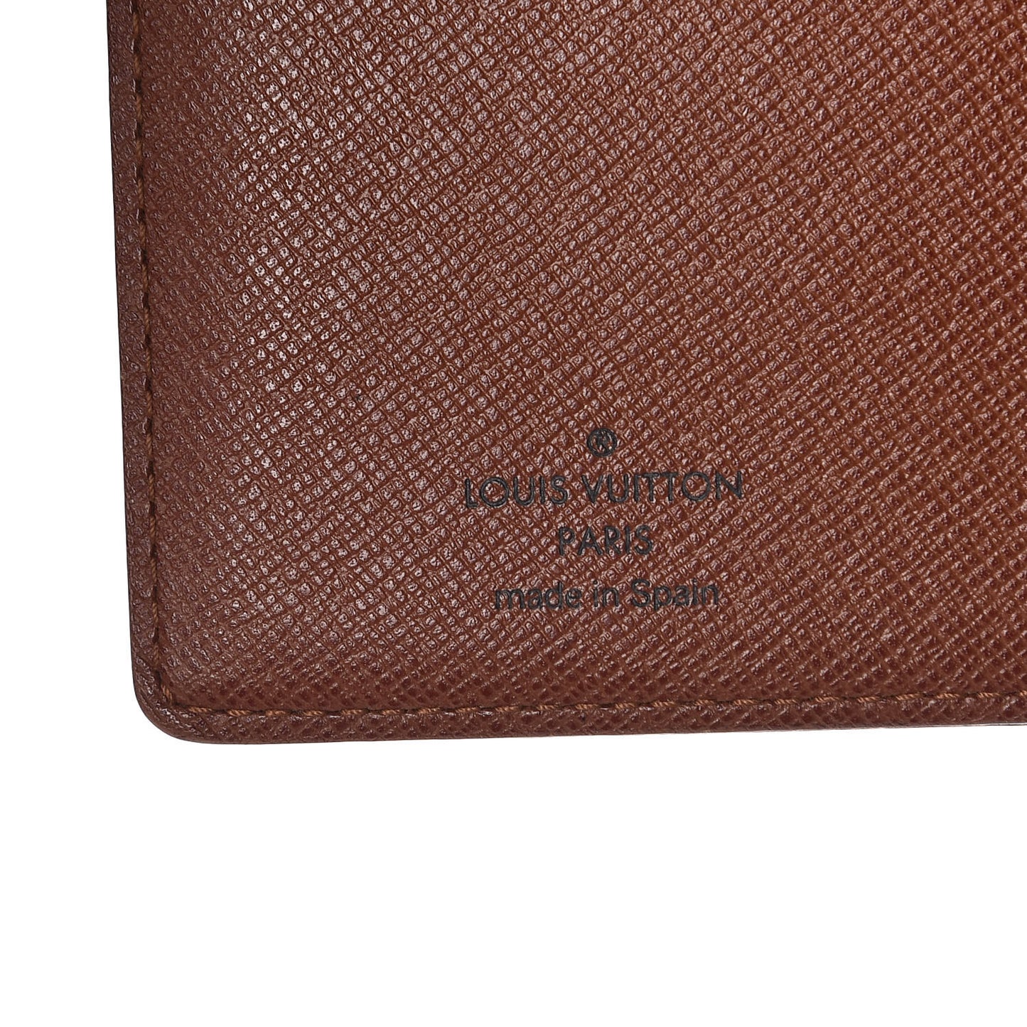 Monogram Checkbook Holder Case Wallet
