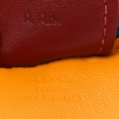 Hermes Milo Lambskin Grigri Rodeo Horse Bag Charm MM Jaune D'Or Bleu Agate Cornaline 3 of 7