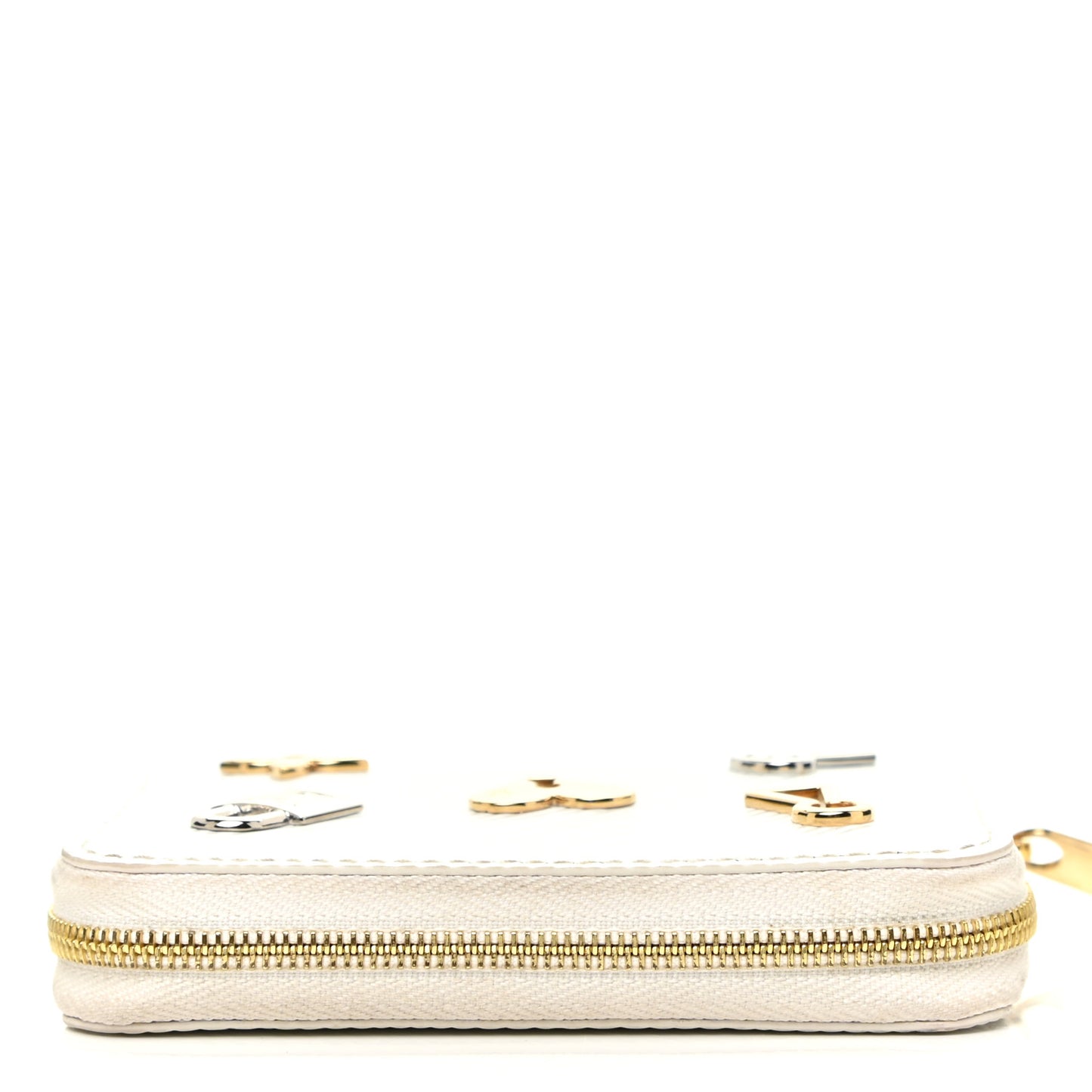 Epi Love Lock Zippy Coin Purse White