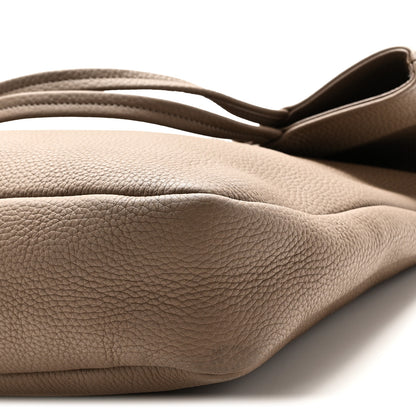 The Row Matte Grained Calfskin Everett Tote  Dove Grey 9 of 9