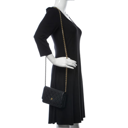 Chanel Caviar Quilted Wallet On Chain WOC Black 2 of 11