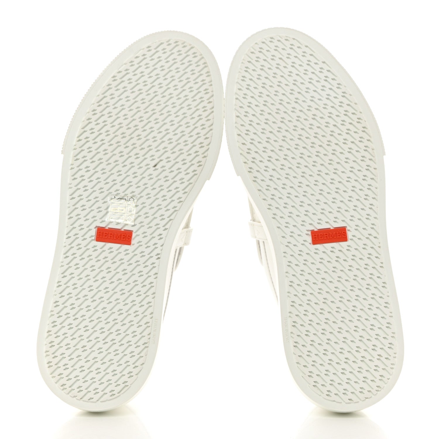 Hermes Calfskin Game Slip On Sneakers 39.5 White 5 of 8