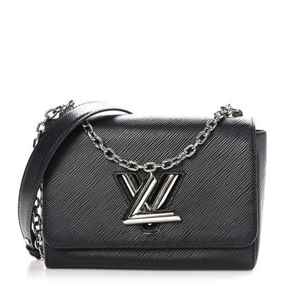 Louis Vuitton Epi Twist Shoulder Bag MM Black 1 of 9
