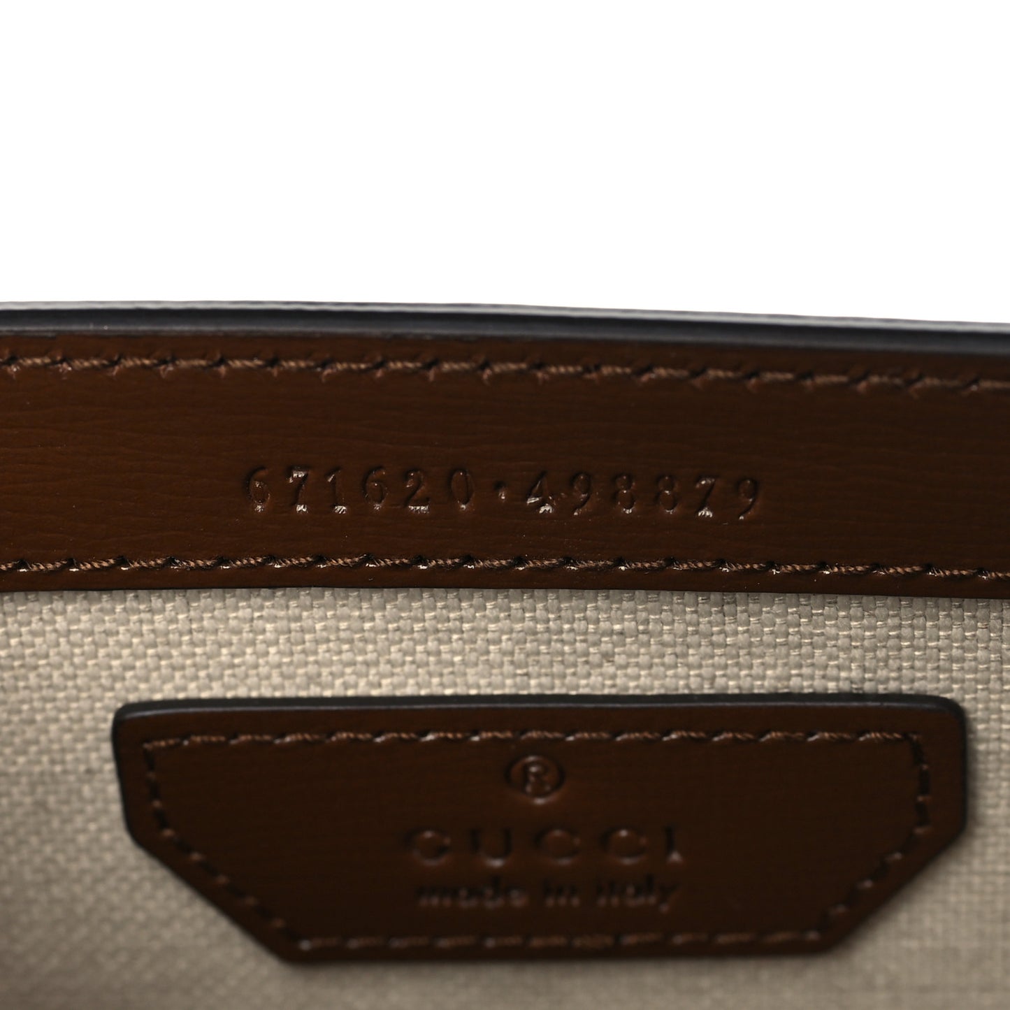GG Supreme Monogram Azalea Calfskin Mini Retro Interlocking G Flap Shoulder Bag Beige Ebony Brown Sugar