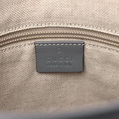Gucci GG Supreme Monogram Small Zippered Tote Ecru Grigio 6 of 10