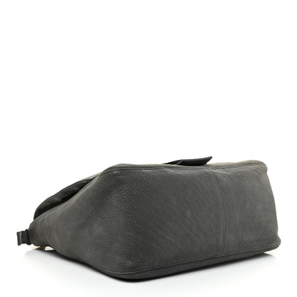 Fendi Vitello Savana Big Mama Baguette Grigio Tartaruga Natural 4 of 22