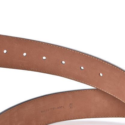 Fendi Vitello F is Fendi Bi-Color FF 1974 Embossed Belt 80 32 Maya Black 4 of 8