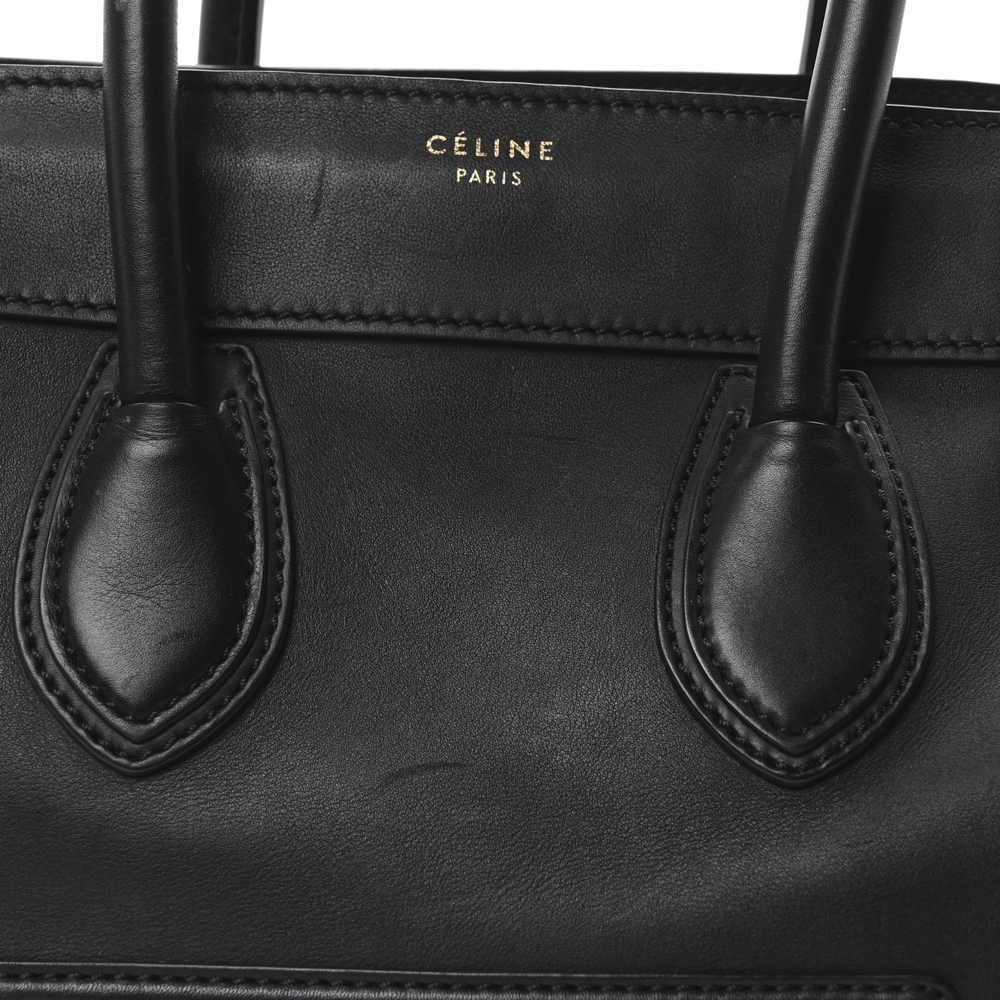 Smooth Calfskin Mini Luggage Black