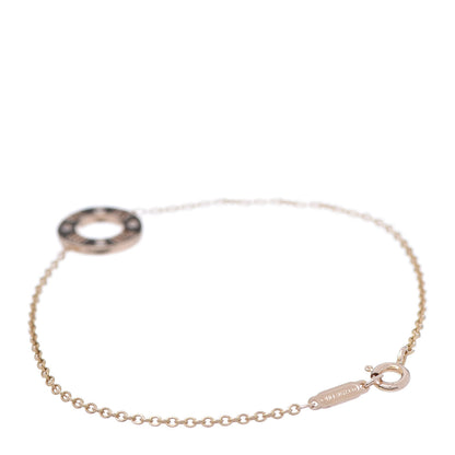 Tiffany 18K Rose Gold Diamond Atlas Pierced Bracelet 3 of 5