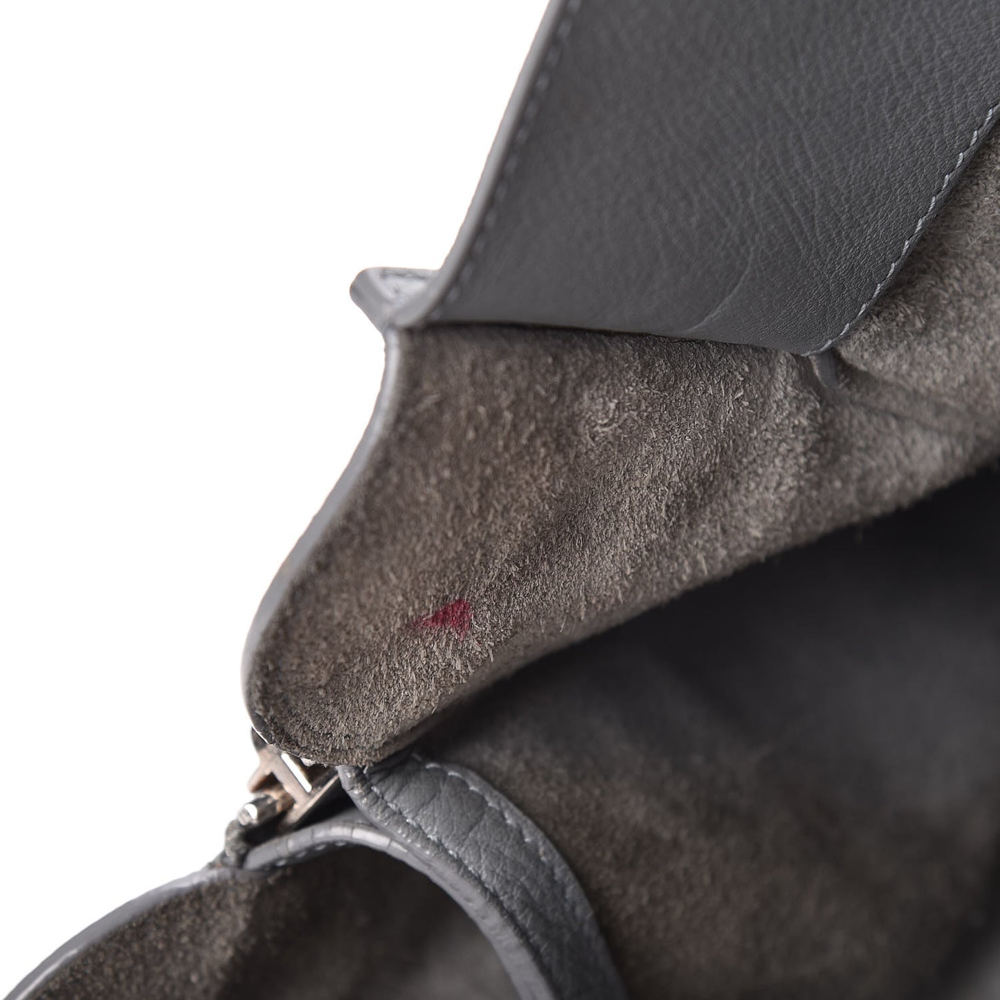 Veau Papier A4 Zip Around Tote Grey