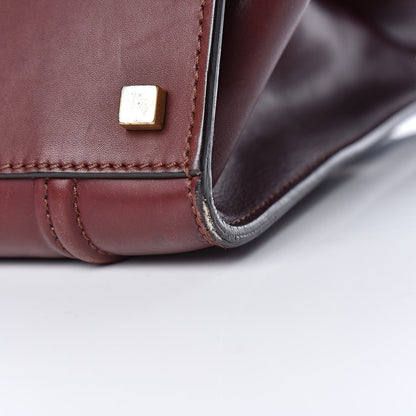 Celine Natural Calfskin Medium Phantom Luggage Burgundy 13 of 21