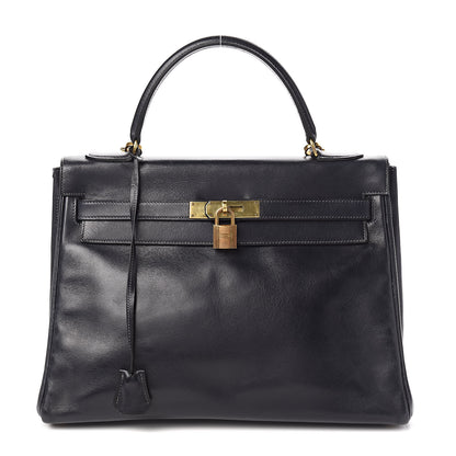 Hermes Box Kelly Retourne 32 Indigo 1 of 44
