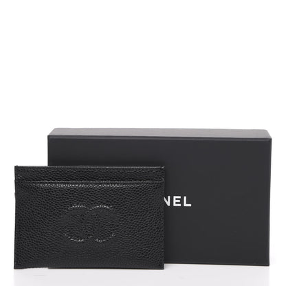 Chanel Caviar Timeless CC Card Holder Black 9 of 9