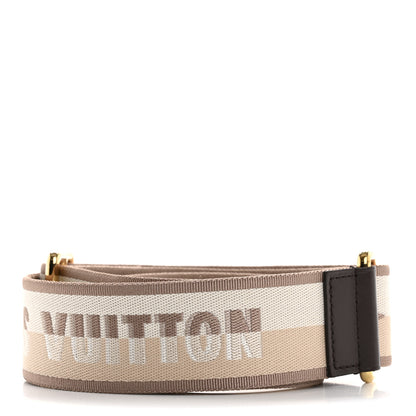 Louis Vuitton Jacquard Speedy Bandouliere 20 Shoulder Strap Beige Brown 2 of 3