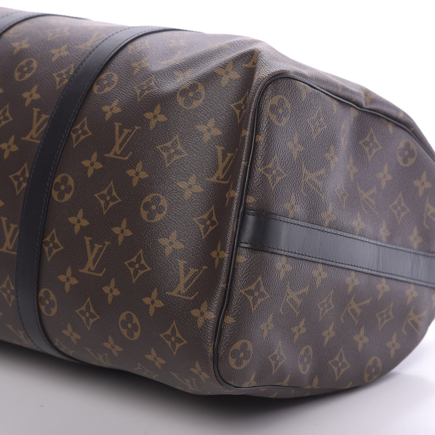 Louis Vuitton Monogram Macassar Keepall Bandouliere 45 6 of 10