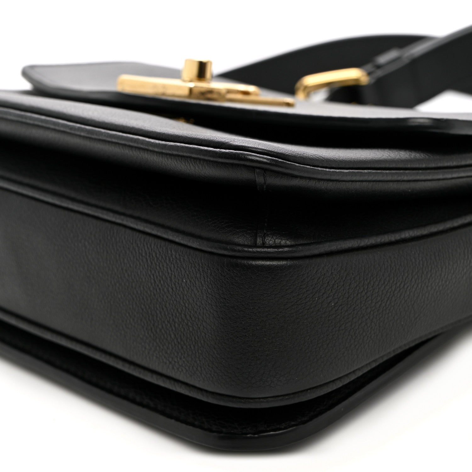 Louis Vuitton Grained Calfskin Lockme Oxford Black 9 of 9