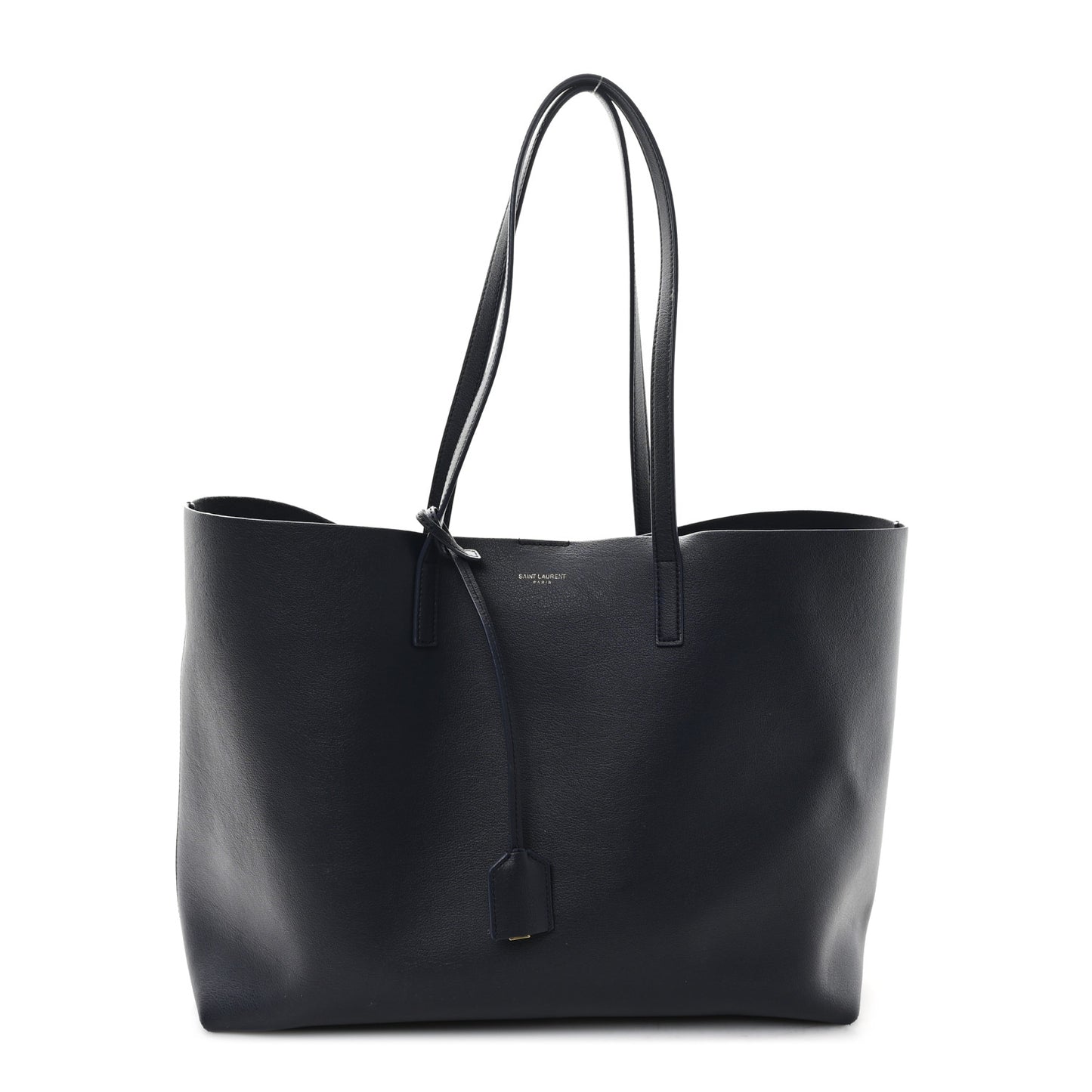 Calfskin Large Shopping Tote Navy