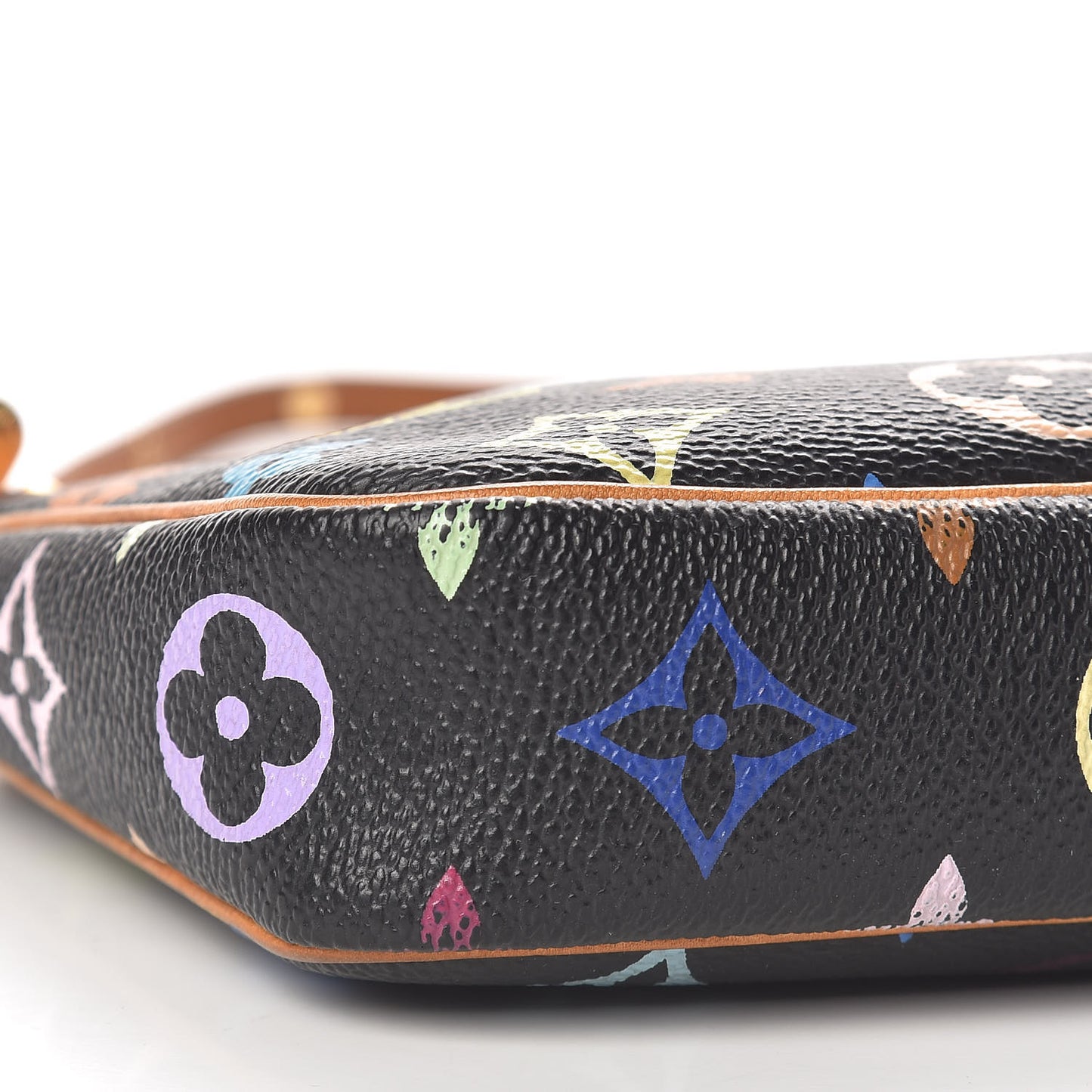 Monogram Multicolor Pochette Accessories Black
