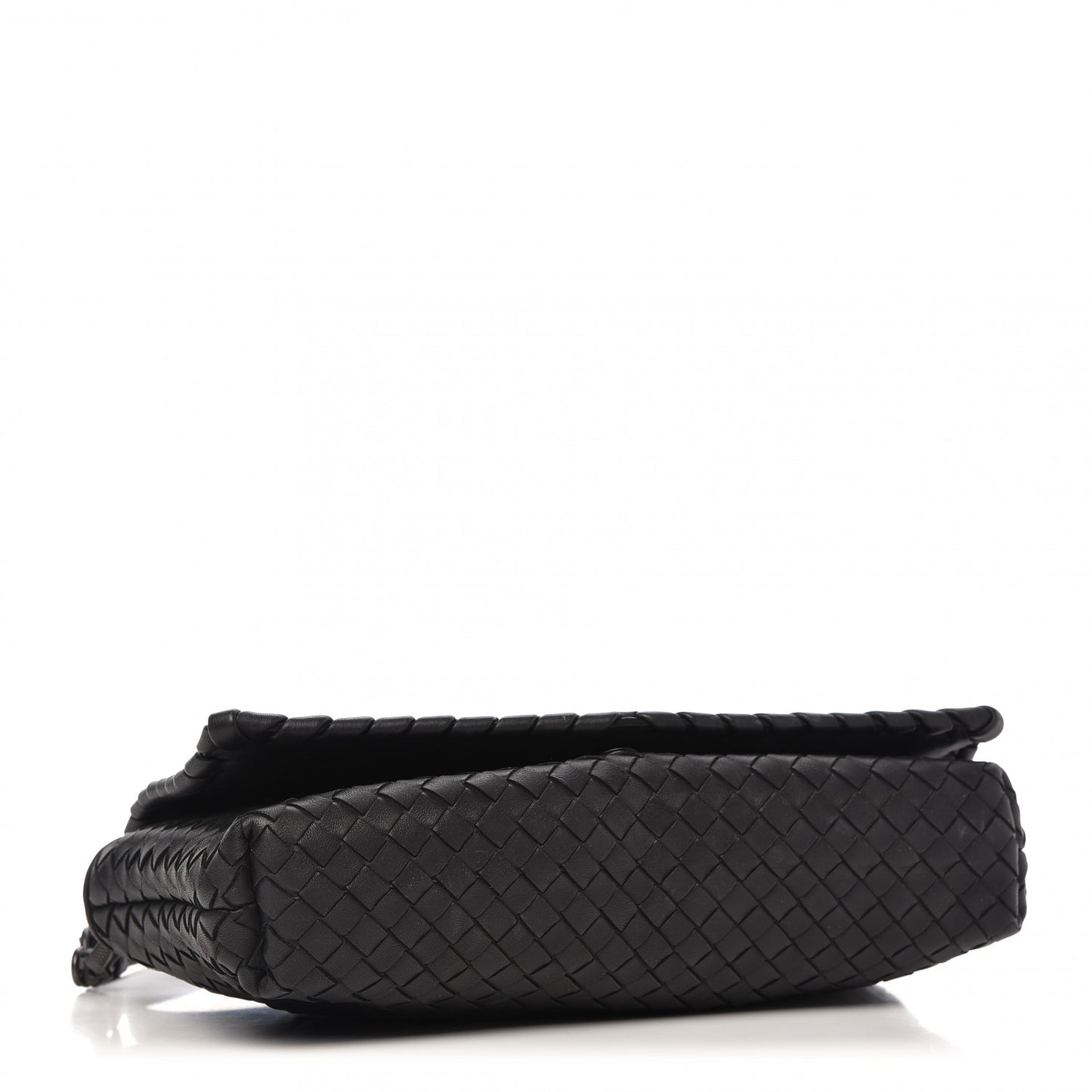 Nappa Intrecciato Dahlia Clutch Crossbody Black