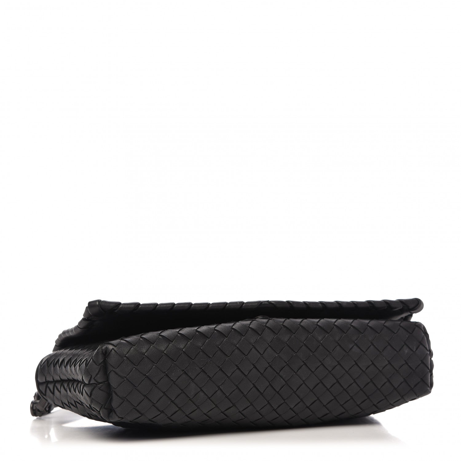 Bottega Veneta Nappa Intrecciato Dahlia Clutch Crossbody Black 4 of 9