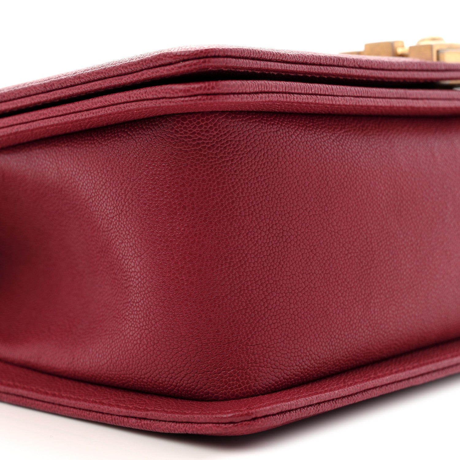 Chanel Caviar Quilted Medium Boy Flap Red 9 of 11