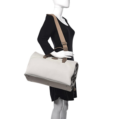 Hermes Toile Buffle Skipper TouTou Pet Carrier Etoupe 2 of 13