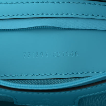 Gucci Rubber Effect Monogram GG Crossbody Bag Bright Blue 7 of 11