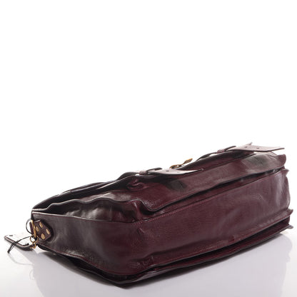 Proenza Schouler Lambskin Large PS1 Satchel Burgundy 8 of 13