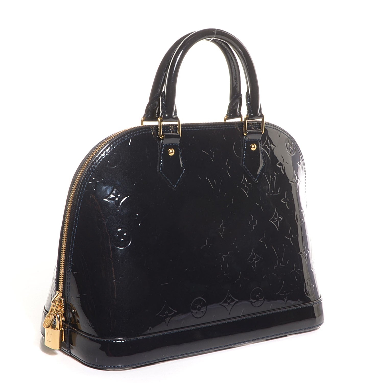 Louis Vuitton Vernis Alma PM Noir Magnetique 3 of 7