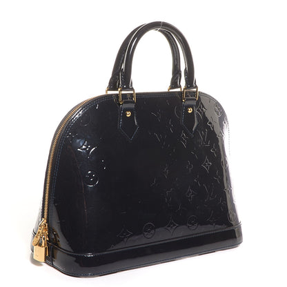 Louis Vuitton Vernis Alma PM Noir Magnetique 3 of 7