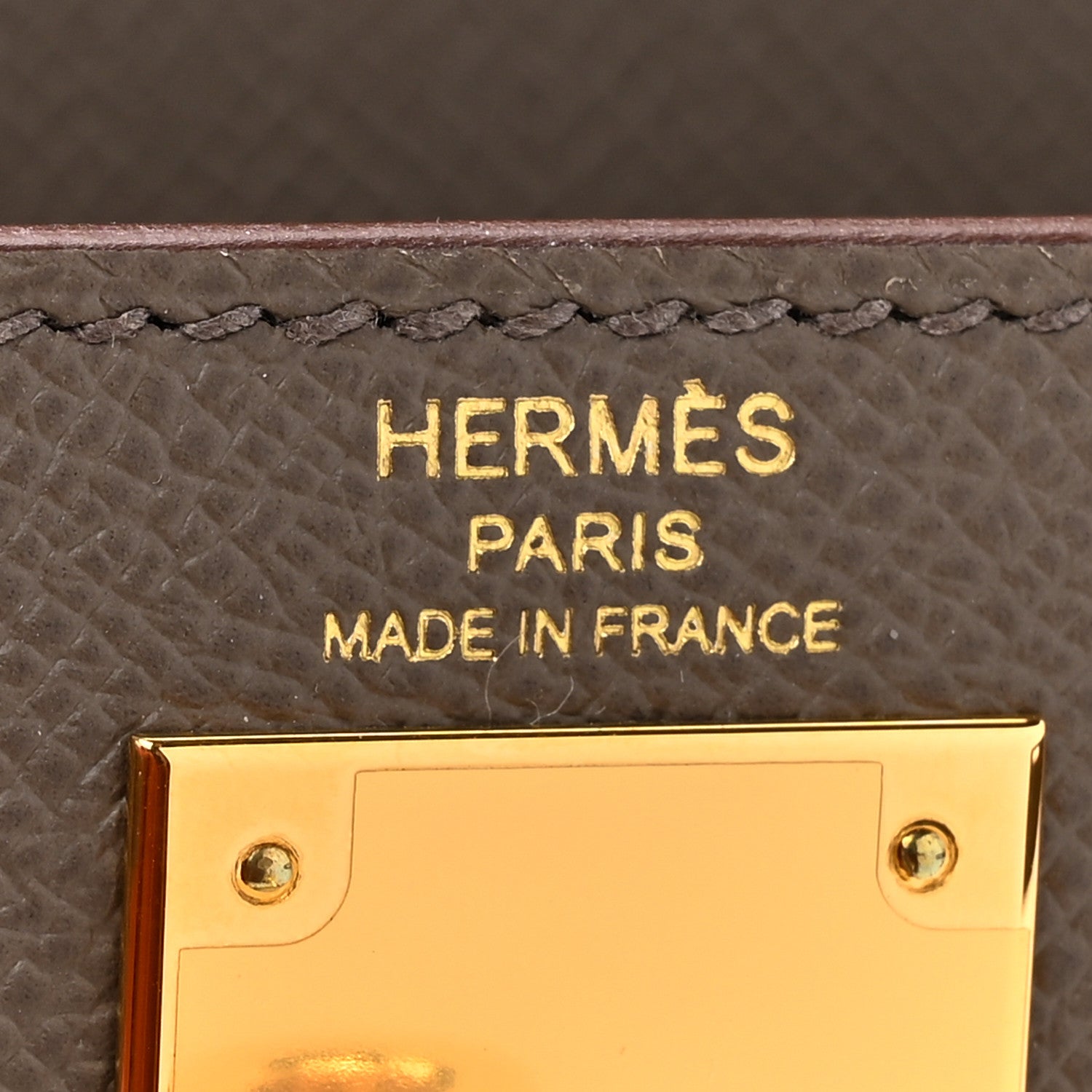 Hermes Epsom Kelly Sellier 28 Etain 6 of 11