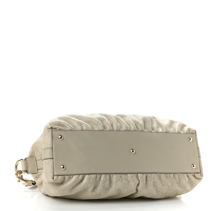Gucci Guccissima Pop Bamboo Top Handle Tote White 4 of 12
