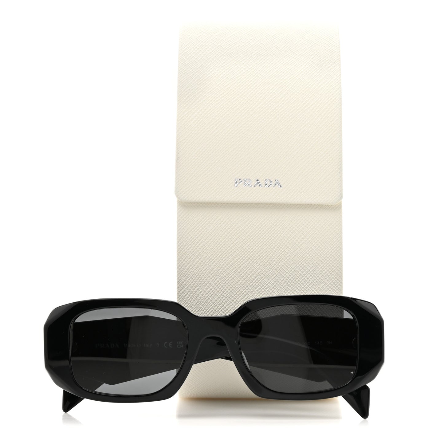 Acetate Symbole Sunglasses SPR 17W Black