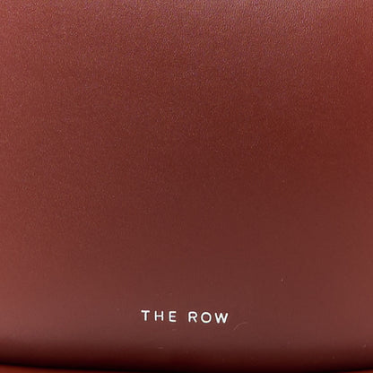 The Row Smooth Calfskin Half Moon Shoulder Bag Cherry Wood 7 of 10