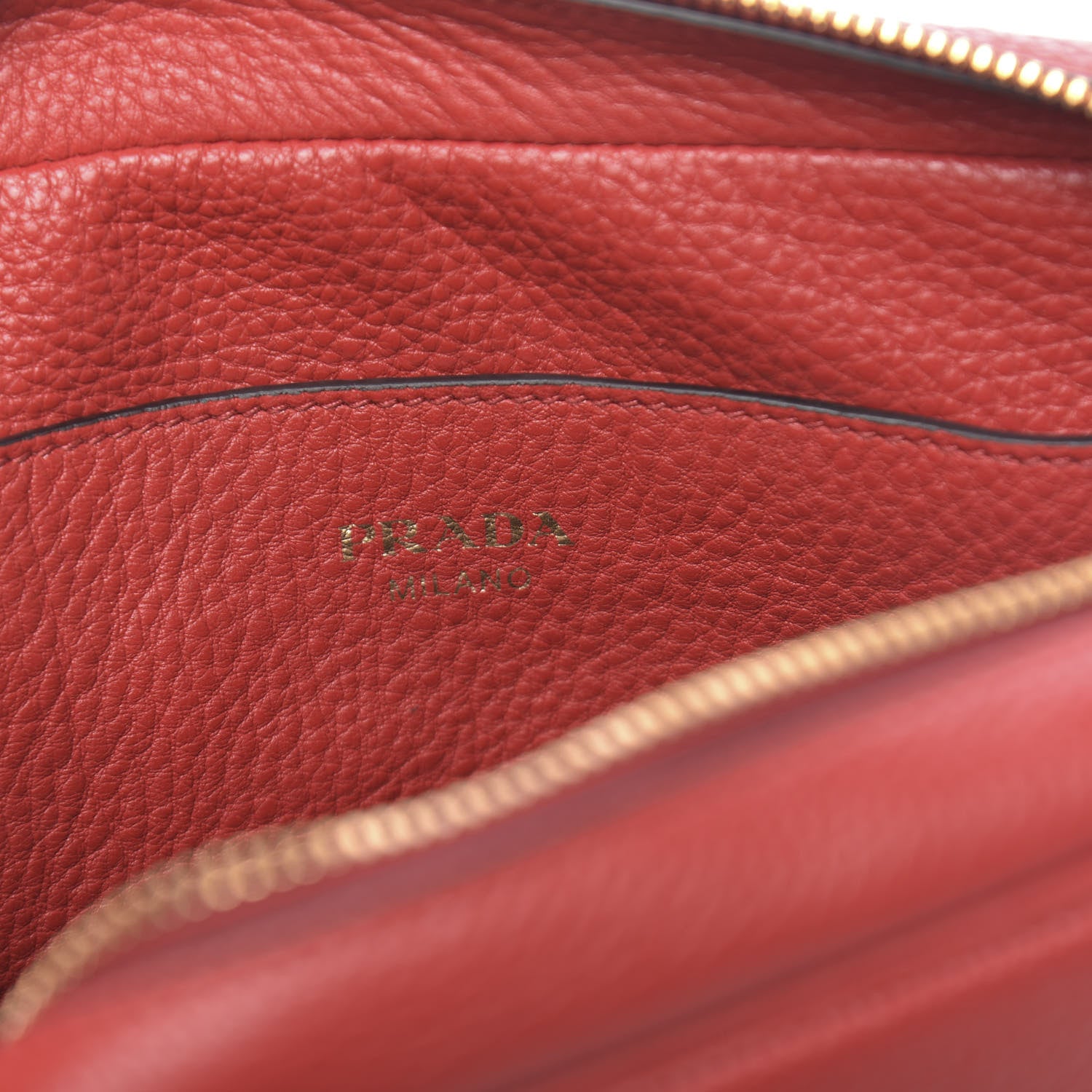 Prada Vitello Phenix Flap Crossbody Rosso 6 of 10