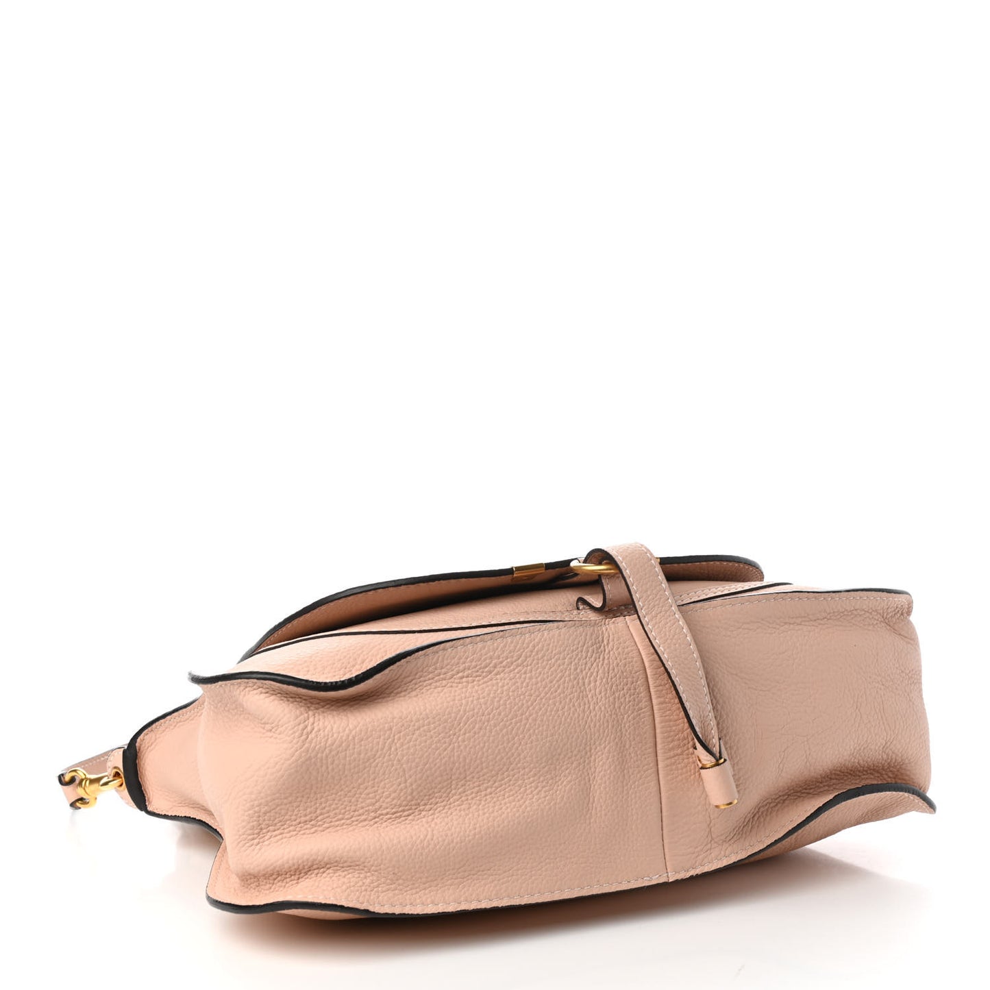Calfskin Medium Marcie Satchel Pale Pink