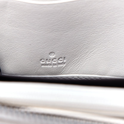 Gucci Calfskin Matelasse GG Marmont Zip Around Wallet White 8 of 9