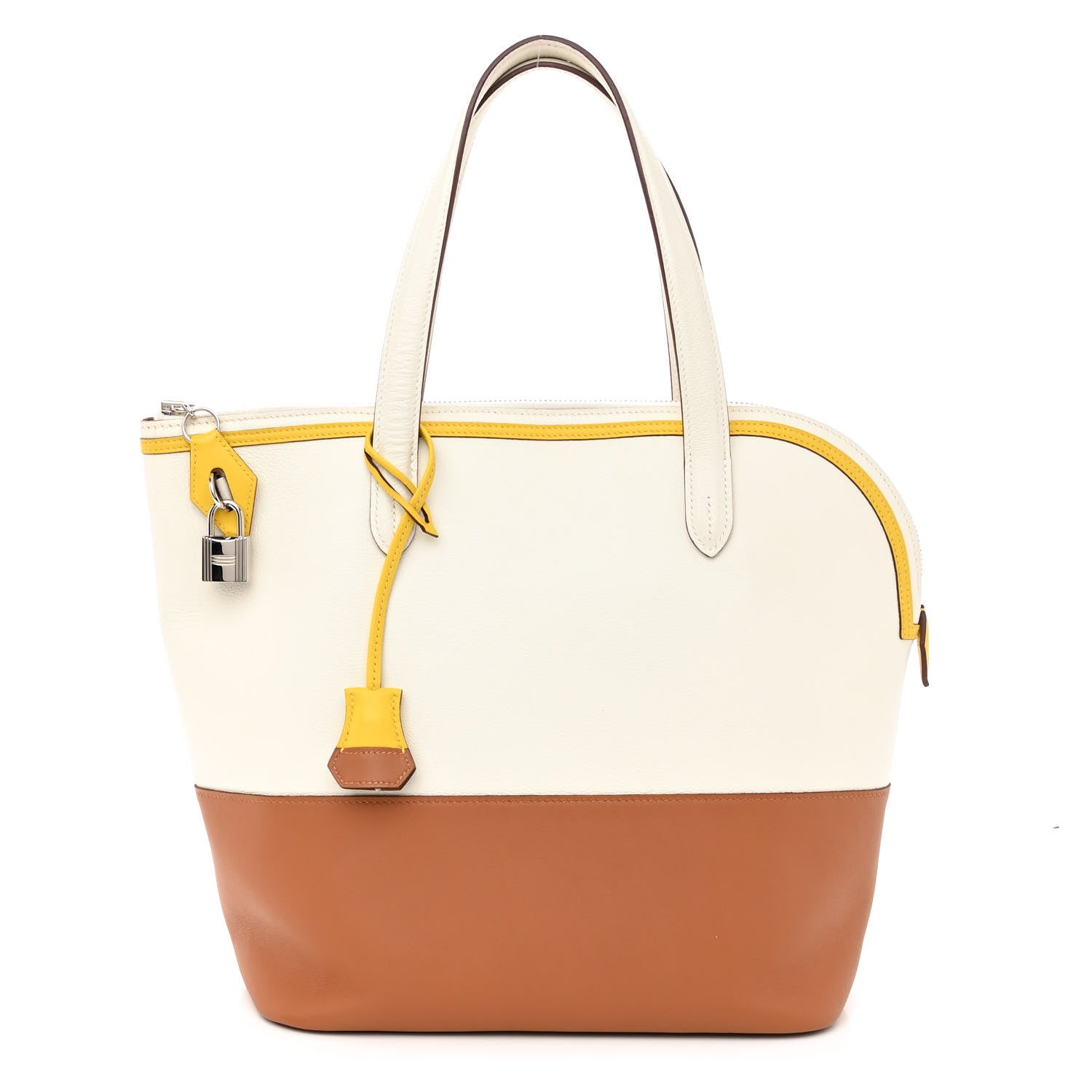 Hermes Evercolor Swift Transat Sailor Bag Gold White Jaune De Naples 1 of 9