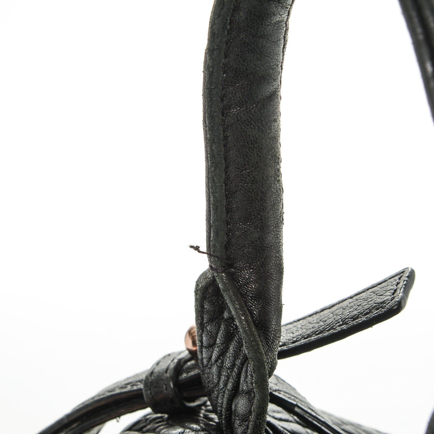 Alexander Wang Pebbled Lambskin Rockie Black Rose Gold Hardware 17 of 18