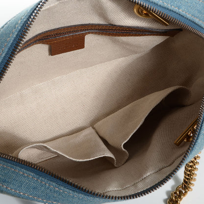 Gucci Denim Small Soho Bowler Blue 5 of 7